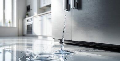 Frigorífico pierde agua: causas y soluciones