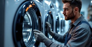 Lavadora bloqueada: señales electrónicas y soluciones