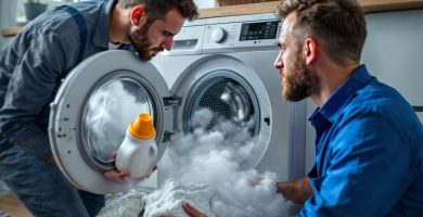 Causas del exceso de espuma en lavavajillas