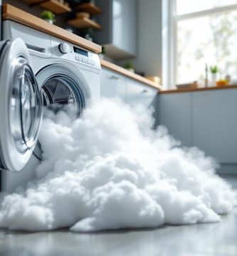 Espuma excesiva en lavavajillas: causas comunes