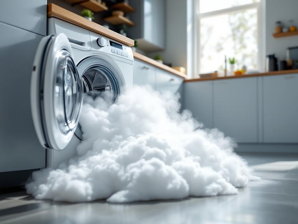 Espuma excesiva en lavavajillas: causas comunes