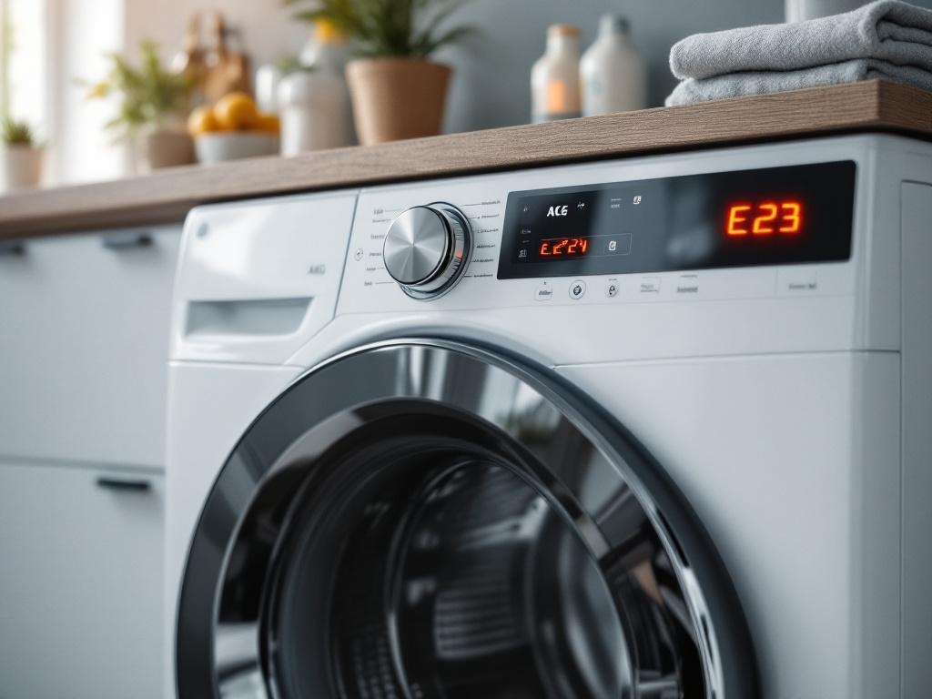 Error E23 en Lavadora AEG: Guía de Drenaje y Solución